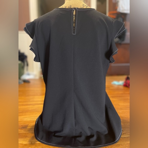 NWOT Worthington Flutter Sleeve Top Xl - Picture 4 of 4